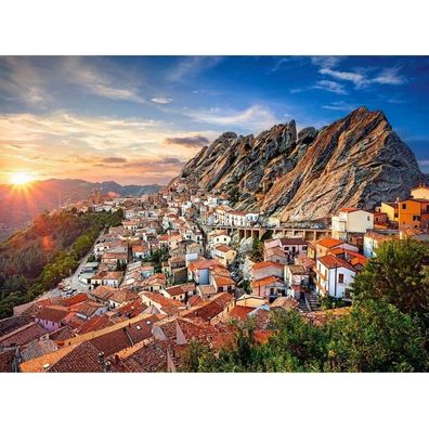 Castorland Puzzle Pietrapertosa, Italien 3000 Teile