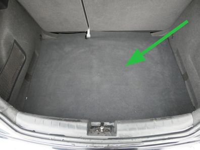 Seat Leon 1P Kofferraumteppich Teppich Kofferraum hinten Bodenbelag 1P0863463