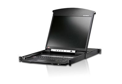 ATEN KL1516AiN - KVM-Konsole mit KVM-Switch - 16 Anschlüsse - PS/2, USB - Deutsch - 4