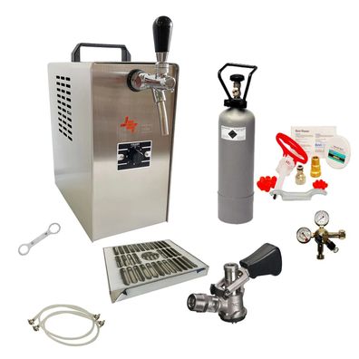 Komplett Set Zapfanlage JET 30 Bierkoffer 35 l/h 1-leitig Trockenkühler