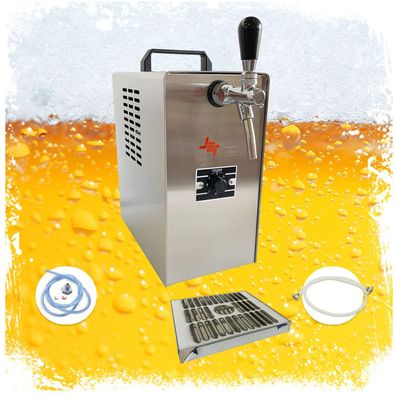Komplettset Bierzapfanlage JET 30 Durchlaufkühler 35 l/h Zapfkopf Korb