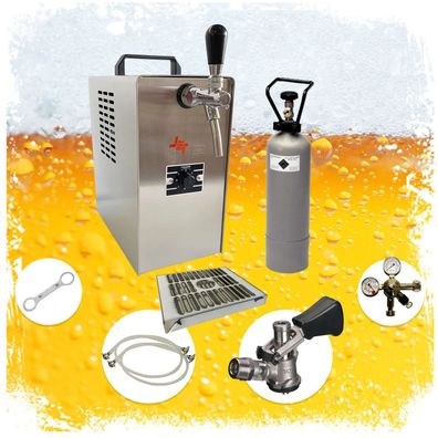 Bierzapfanlage JET 30 Komplettset Trockenkühler 1-leitig 35 l/h