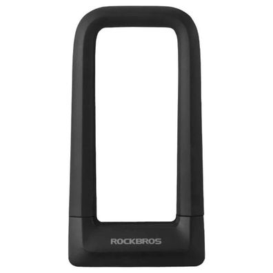Rockbros U-Lock Fahrradschloss in Schwarz Wasserbeständig und Robust mit Doppelver