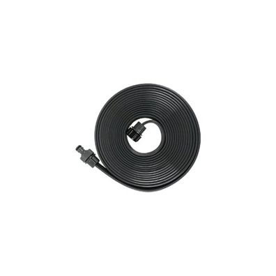 Gartenschlauch 20m - flexibler Wasserverteiler mit Sprühfunktion, Schwarz