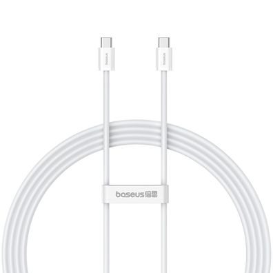 Baseus Superior Serie II USB-C zu USB-C Kabel, 30W, 480Mb/s, 2m - Weiß