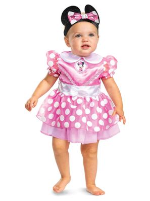 Disney Minnie Mouse Klassisches Kostüm Kleid & Stirnband