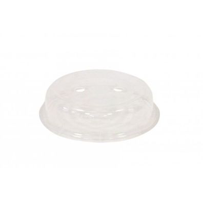 Mikrowellendeckel ø26 x 6 cm - Mikrowellen-Abdeckhaube - Transparent