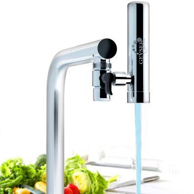 GEYSER Wasserfilter fér Wasserhahn 3000 L Kartusche Chrom Defekt