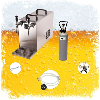 Stream 50 Bierzapfanlage Komplettset 2-Leiter Trockenkühler 50 l/h