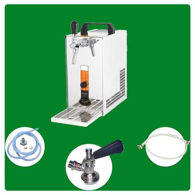 Lindr PYGMY 20/K Komplettset Bierzapfanlage 25 l/h Edelstahl Green Line