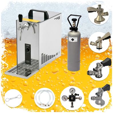 Lindr PYGMY 25 Bierzapfanlage Komplettset 35 l/h 1-Leiter Trockenkühler