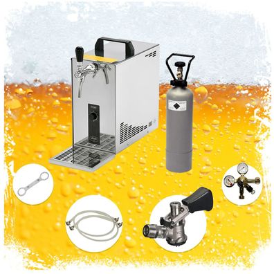 Lindr PYGMY 25 Komplettset Bierzapfanlage 1-Leiter 35 l/h Trockenkühler