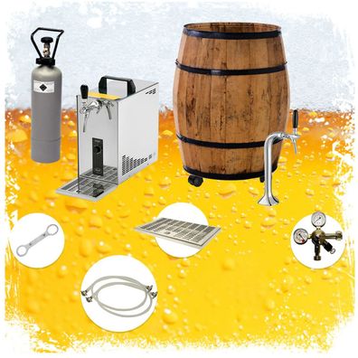 Barrique Mobile Bierbar Zapfanlage Komplettset 30 l/h