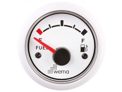 Wema, Tankanzeige Treibstoff