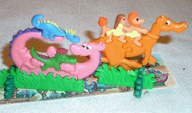 Familienausritt, Dino-Kinderstube mit 2 Beipackzettel