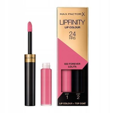 Max Factor Lipfinity Lip Colour - Langanhaltender Zweiphasen-Flüssiglippenstift