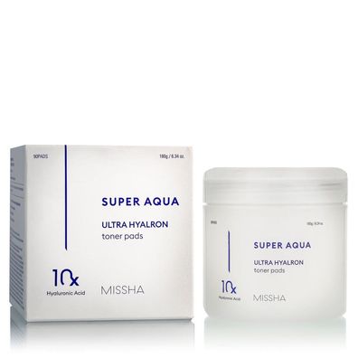 MISSHA Super Aqua Ultra Hyalron Toner Pads 90 Stück