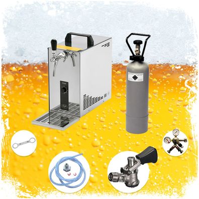 PYGMY 25 Komplett-Set Bierzapfanlage 35 L/h 1-leitig Trockenkühler