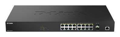 D-Link Switch DMS-1250-18P/E 16× 2.5G PoE+ L2+ Smart Schwarz (DMS-1250-18P/E)