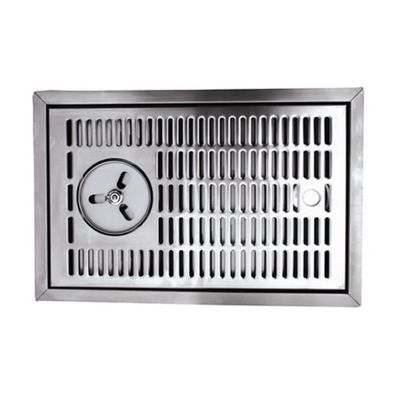 Tropfblech CNS Edelstahl 480x313mm Gläserdusche