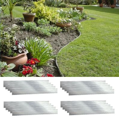 Aluminium Rasenkanten 10cm x 30m – Flexible Beetbegrenzung