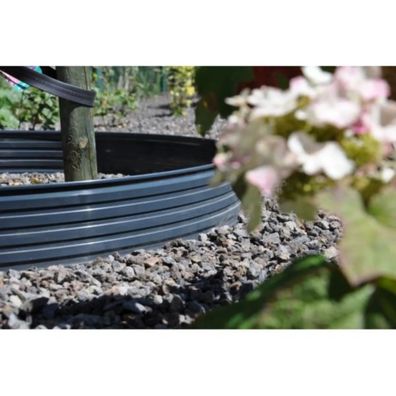 Alu Rasenkanten Beeteinfassung 10-14 cm Höhe