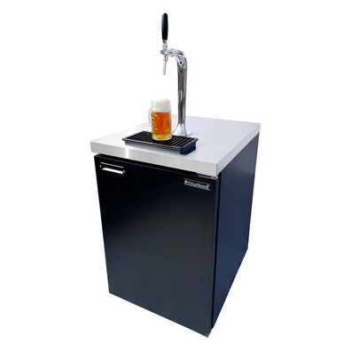 Fassbierkühlschrank 50L Komplett-Set mit Schanksäule und Kompensatorhahn