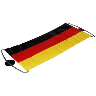 JUNG Banner 38x8 cm Saugnapf Deutschland Fanartikel Fußball WM 2026 Schwarz Rot Gold