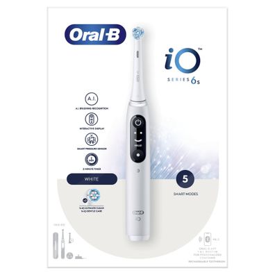 Oral-B iO 6 - Erwachsener - Vibrierende Zahnbürste - Tägliche Pflege - Tiefenreinigun