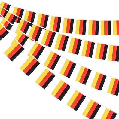 JUNG Wimpelkette 10 m Deutschland Fan Fußball WM 2026 Weltmeisterschaft Fahne Flagge