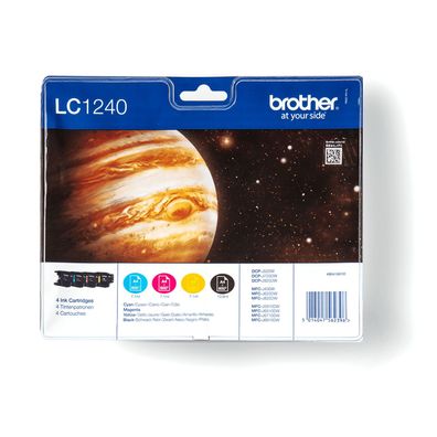Brother LC1240 Value-Pack - Druckerpatrone - 1 x Schwarz, Gelb, Cyan, Magenta - 600 S