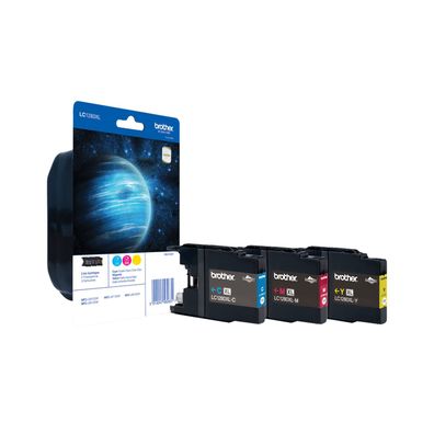 Brother LC1280XL Rainbow-Pack - Druckerpatrone - 1 x Gelb, Cyan, Magenta - 1200 Seite