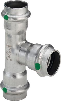 VIEGA T-Stück Sanpress Inox Edelstahl 15-54mm
