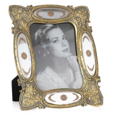 Bilderrahmen 13x18 cm Antik Spiegel Ornament groß Stand Rahmen Vintage Barock