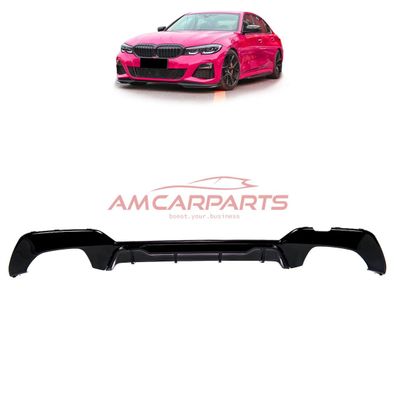 Upgrade Sport Design Heck Diffusor passend für BMW 3er G20 / G21 Vor-Facelift Limous