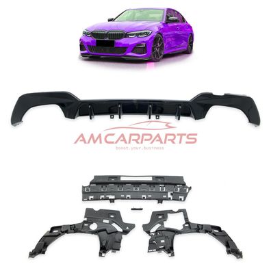 Upgrade Sport Design Heck Diffusor passend für BMW 3er G20 / G21 Vor-Facelift Limous