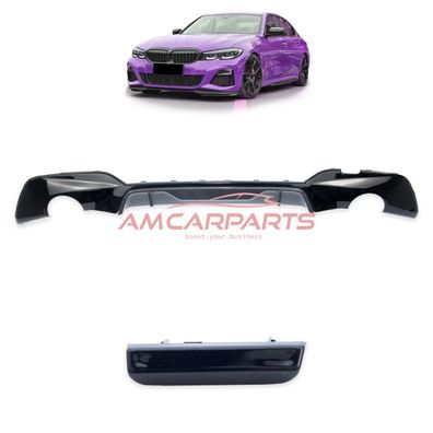 Upgrade Sport Design Heck Diffusor passend für BMW 3er G20 / G21 Vor-Facelift Limous