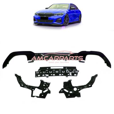 Upgrade Sport Design Heck Diffusor passend für BMW 3er G20 / G21 Vor-Facelift Limous