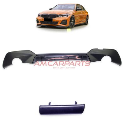 Upgrade Sport Design Heck Diffusor passend für BMW 3er G20 / G21 Vor-Facelift Limous
