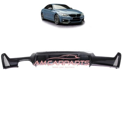 Upgrade Sport Design Heck Diffusor passend für BMW 4er F32 / F33 / F36 Coupe / Cabri