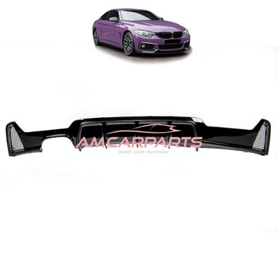 Upgrade Sport Design Heck Diffusor passend für BMW 4er F32 / F33 / F36 Coupe / Cabri