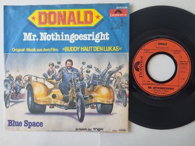 Donald - Mr. Nothingoesright 7'' Vinyl/ Oliver Onions/ OST BUD Spencer