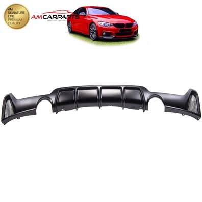 Upgrade Sport Design Heck Diffusor passend für BMW 4er F32 / F33 / F36 Coupe / Cabri