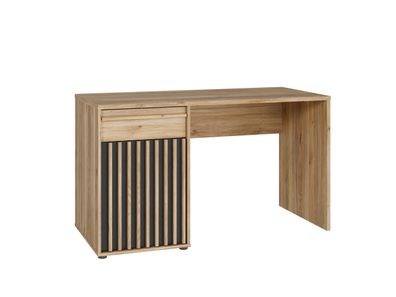 Schreibtisch ARANK AXKB221L-M635 130 x 76 x 60 cm - Wildeiche/ Schwarz