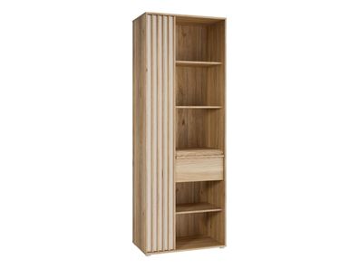 Regal L ARANK AXKV621L-M802 1 türiger Regalschrank Bücherregal - Wildeiche/ Sandbeige