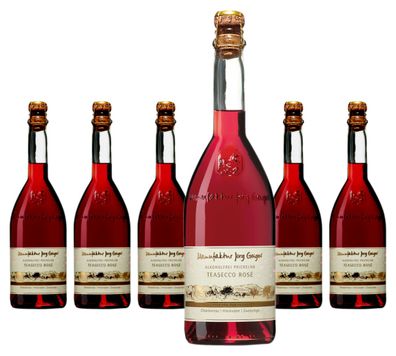 6 x Manufaktur Jörg Geiger Teasecco Rose alkoholfrei
