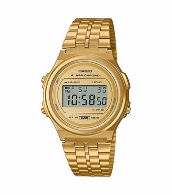 Casio Vintage der Klassiker > Digitaluhr gelbgoldfarben > A171WEG-9AEF