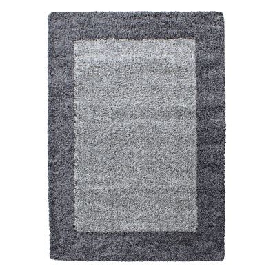 Hochflor Teppich LIFE Grau