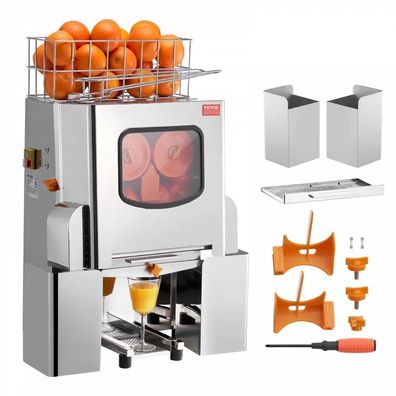 Edelstahl Saftpresse Zitruspresse kommerziell 120W 49,5x32x78cm