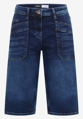 Cecil Wide Leg Jeansshorts im Loose Fit Style Neele